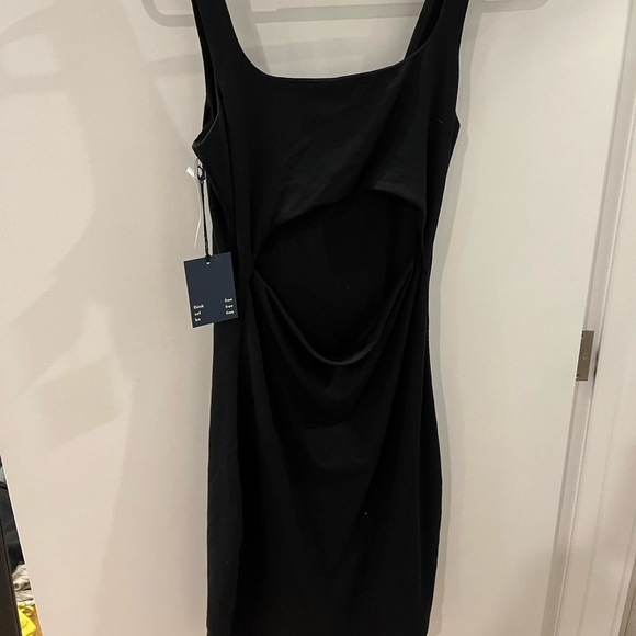 Black aritzia dress with front cut out - Picture 2 of 3